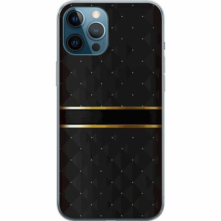 Apple Iphone 12 Pro Max Genomskinligt Skal Golden Stripes