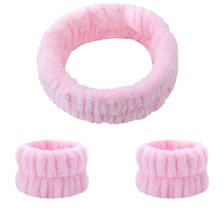 Spa Headband Face Wash Rannekkeet PINK