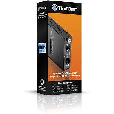 TRENDnet TFC 110S20D3I - fibermedieomformer - 10Mb LAN, 100Mb LAN