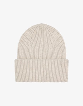 Merino Wool Hat - Ivory White - One Size