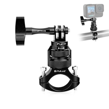 360° actionkamera-holder til styr i aluminiumslegering