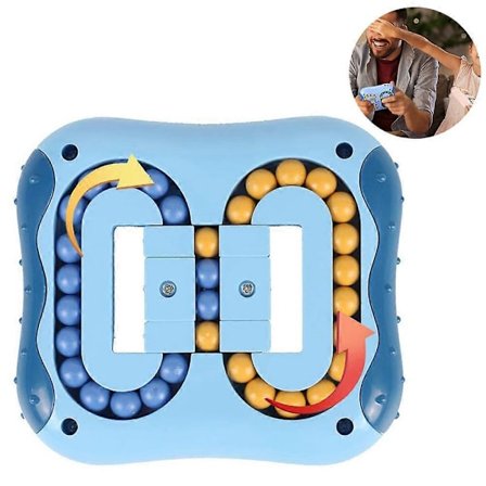 Pyörivä Magic Bean -lelu lapsille ja aikuisille, pyörivä Magic Bean -peli Unisex Magic Bean IQ -pelilelu voi parantaa ajattelukykyä