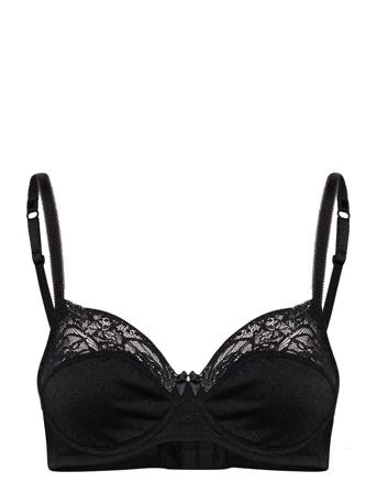 Sophie Uf Bl Lingerie Bras & Tops Wired Bras Musta Hunkemöller