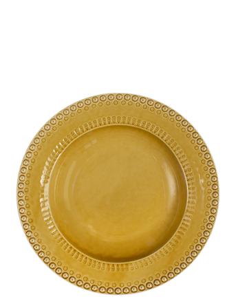 Daisy Pastabowl 1-Pack 35 Cm Home Tableware Plates Pasta Plates Gul PotteryJo