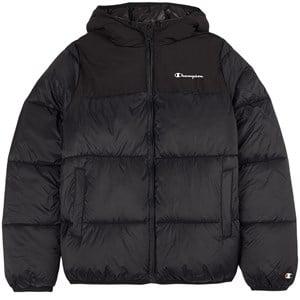 Kids - Champion Branded Puffer Jacket Black 13-14 Years - Coats and jackets - 13-14 years - Black