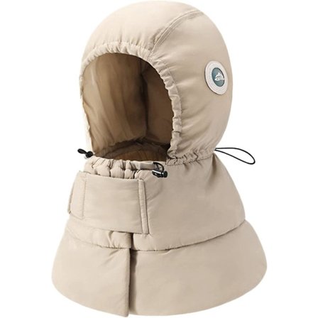 Ski Balaclava, dun bomull varm balaclava med utvidet nakkebeskyttelse - Ansiktsvarmer utendørs forsyninger låser temperatur for ridning Hiki