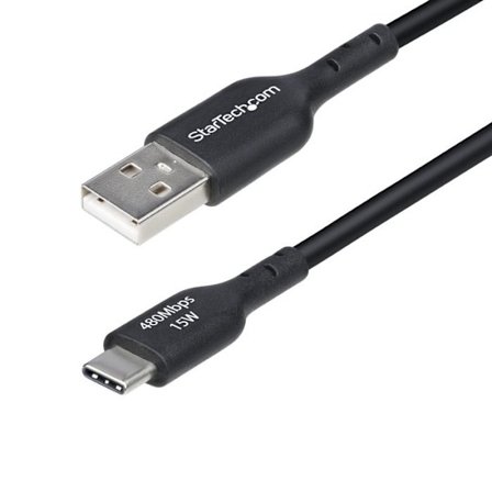 USB-A till USB-C laddningskabel - STARTECH - 30 cm - TPE - Snabbladdning - USB 2.0