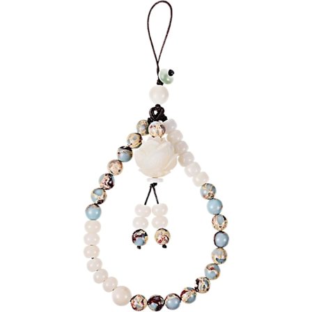 Mobiltelefon Lanyard Rem - Telefon Håndleddsrem Perlet Telefon Håndleddsrem Håndrem Halsrem Kjede for Mobiltelefon Kamera Myntpung