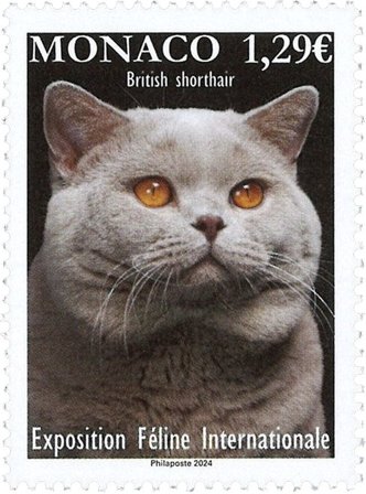 Monaco - International katteudstilling 2024 - Postfrisk frimærke