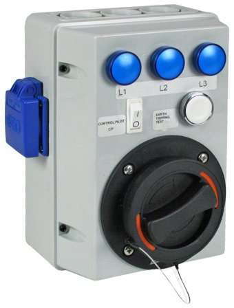 Garo TUT2IILS Testutrustning med intag, typ 2, Elfördelning & strömförsörjning