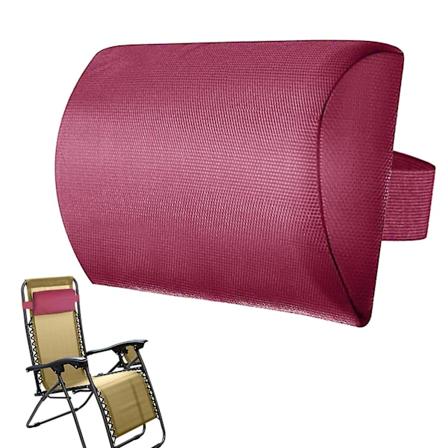 Niskatyyny nojatuolille, nojatuolin niskatyyny, päätuki, päätukit tyynyille, tuoleille, nojatuoleille, lepotuolille, takapihan piknikille Red China