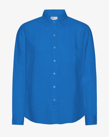 Linen Shirt - Pacific Blue - Male - XL