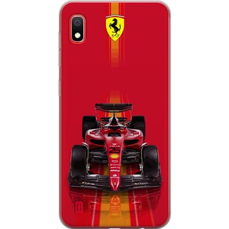 Yhteensopiva Puhelinkuori Samsung Samsung Galaxy A10 Ferrari Formula 1 -auto ikonisessa punaisessa muotoilussa urheilullisella tarkkuudella
