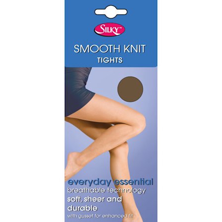 Silky Dam/Dam Tights Slätstickade Extra Stora (1 Par) X-L