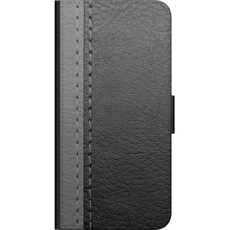 Yhteensopiva Lompakkokotelo Samsung Galaxy Note 10 Lite Musta & Harmaa Nahka