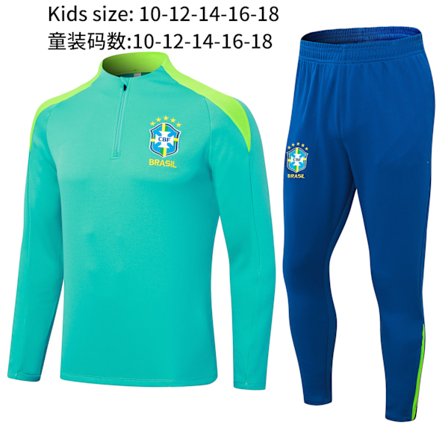 Ny Paris Frankrike Portugal Mbappe Messi langermet treningsdress fotballuniform dress ytterjakke barneklær 18