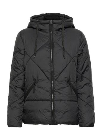 Jackets Outdoor Woven Vuorillinen Takki Topattu Takki Musta EDC By Esprit