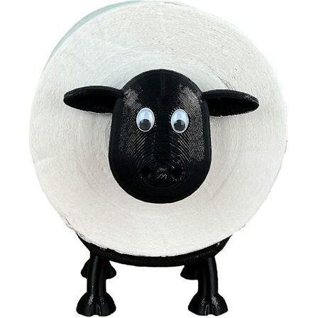 WC-paperirullan pidike - WC-paperin koriste musta - WC-paperirullan pidike