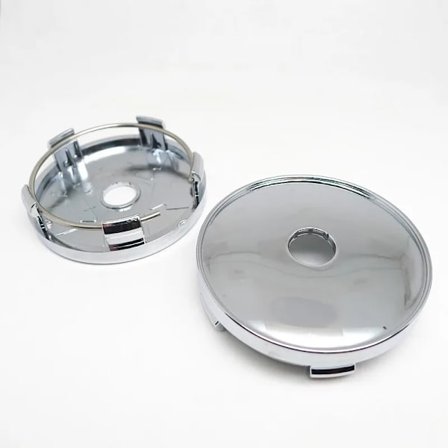 4 stk. 60 mm universelle hjulsenterkopper navkapsler bilfelger blankt deksel stylingtilbehør
