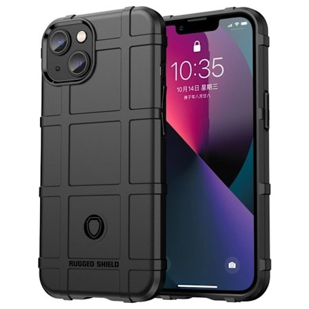 Rugged Shield Suojakotelo iPhone 14 - Musta