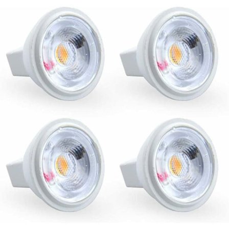 GU4 LED Pære 3W 12 Volt Ikke Dæmpbar Varm Hvid 3000K, Langtidsholdbar 30000 Timer 35W Ækvivalent Lavspændings LED Spotlights med 35mm Base Diameter,