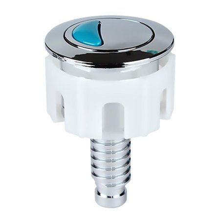 Rund Toalett Spolningsknapp kompatibel med Cistern Tank Universal Badrum Dubbeltryck