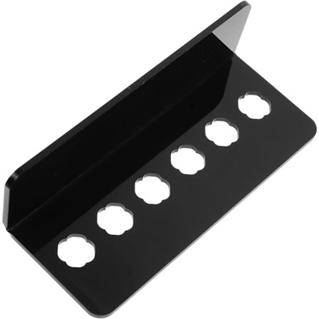 Seinälle kiinnitettävä saksiteline Salon saksiteline 6-paikkainen saksiteline Seinälle kiinnitettävä saksiteline Kampaamoon Kotikäyttöön (Musta