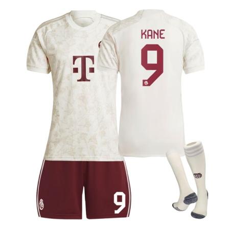 2324 Bayern Münchenin toinen vieraspaita lasten malli opiskelija aikuisten harjoitus urheiluasu joukkueasu miesten ja naisten jalkapalloasu No.9 XS