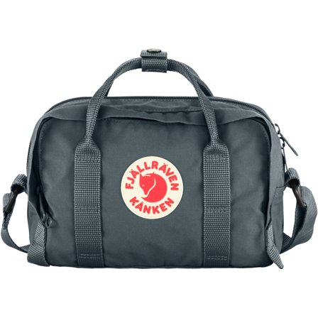 Fjällräven Kånken Hip Pack Plus in Graphite, Vinylon-F