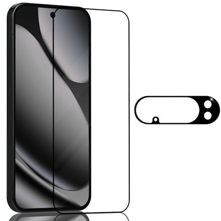 1-Pack Google Pixel 10 Pro Skærmbeskyttelse & 1-Pack linsebeskyttelse - Hærdet Glas 9H - Super kvalitet 3D