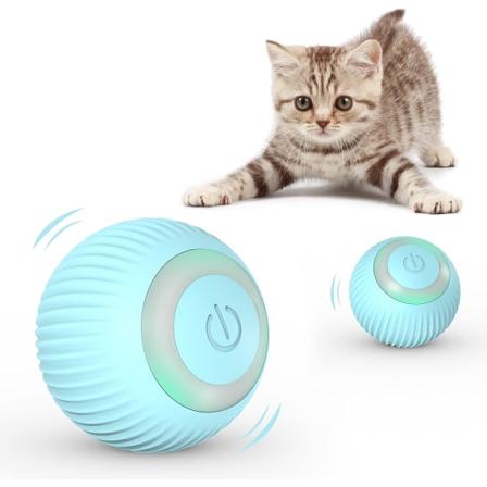 Ocean Katt Leke, Kattkule med LED-lys, Interaktiv Kattkule Innendørs