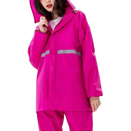 Kaksinkertainen Heijastava Sadetakki Aikuisten Kannettava Vedenpitävä Sadeasu
