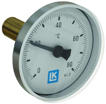 LK Systems 2434747 Termometer 0-80 °C, Värme