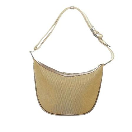 Gucci Vintage, Pre-owned Nylon Shoulder Bag Geel, Dames, Maat:ONE Size