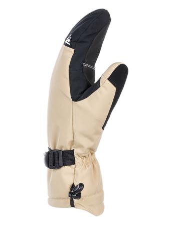 Mission Mitt Accessories Gloves Thumb Gloves Beige Quiksilver*Betinget Tilbud