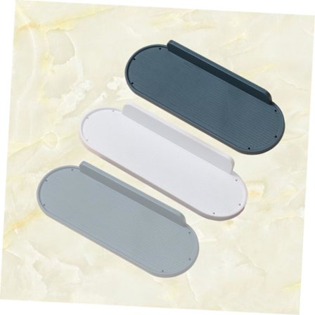 STK förvaringshyllor Förvaring i badrummet vägg självhäftande hylla dusch organiseringshylla hållare väggmonterad hylla badrumshyllor utan spår