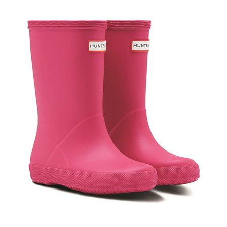 Hunter Boots Ltd Original Kids First Classic Wellington Boots Children lined boots Pink EU34