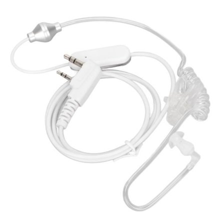 HURRISE K huvudhjälm hörsnäcka Walkie talkie övervakning hörsnäcka, ljud expanderbar hörsnäcka övervakningssats