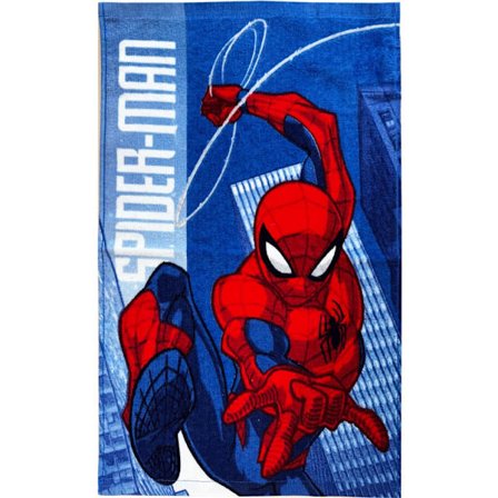 Spider-Man håndklæde/vaskeklud, størrelse 30x50 cm