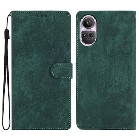 Oppo Reno10 5G (Global)/Reno10 Pro 5G (Global) -kotelo, yksivärinen puhelimen nahkakansi