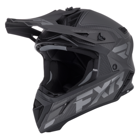 Cască Motocross FXR Helium Carbon 26 Shadow XS