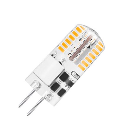 5x G4 LED-lampor 12V AC/DC Varmvitt 3000K 2W, ej dimbar