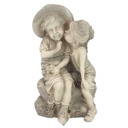 Puutarhapatsas ulkokoriste, aurinkohartsi veistos, sopii terassille, nurmikolle, pihalle, kuistille, koriste taloontupajaislahja