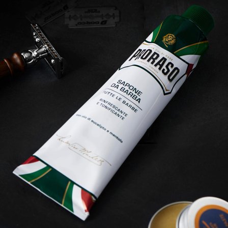 Krém na holení Eucalyptus & Menthol 150 ml pro muže - Mýdla a krémy na holení