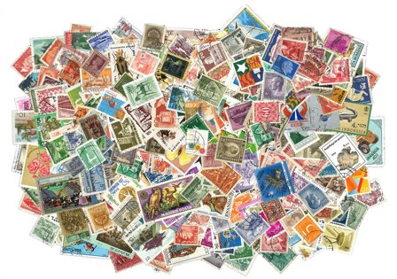 Hele verden - Frimærkepakke - 5000 forskellige stemplede frimærker