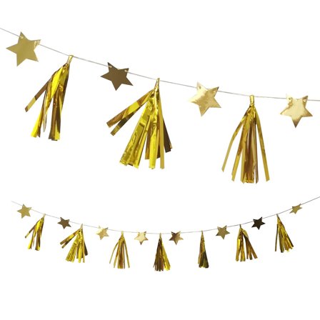 Girlander med Stjerner og Dusker