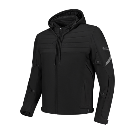 Chaqueta de Moto Rusty Stitches Liam Negro S