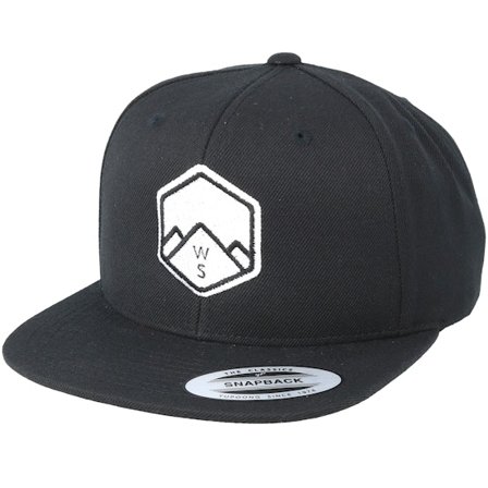 Wild Spirit - Black - snapback - Cap - WS Badge Black Snapback - Hatstore