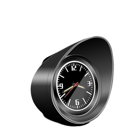 En bil dashbord klokke mini vanntett lysende kvarts (svart)