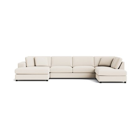 Oasis U-sofa, venstrevendt - Loop Creme - 360x213x79 - Sofa, u-sofa